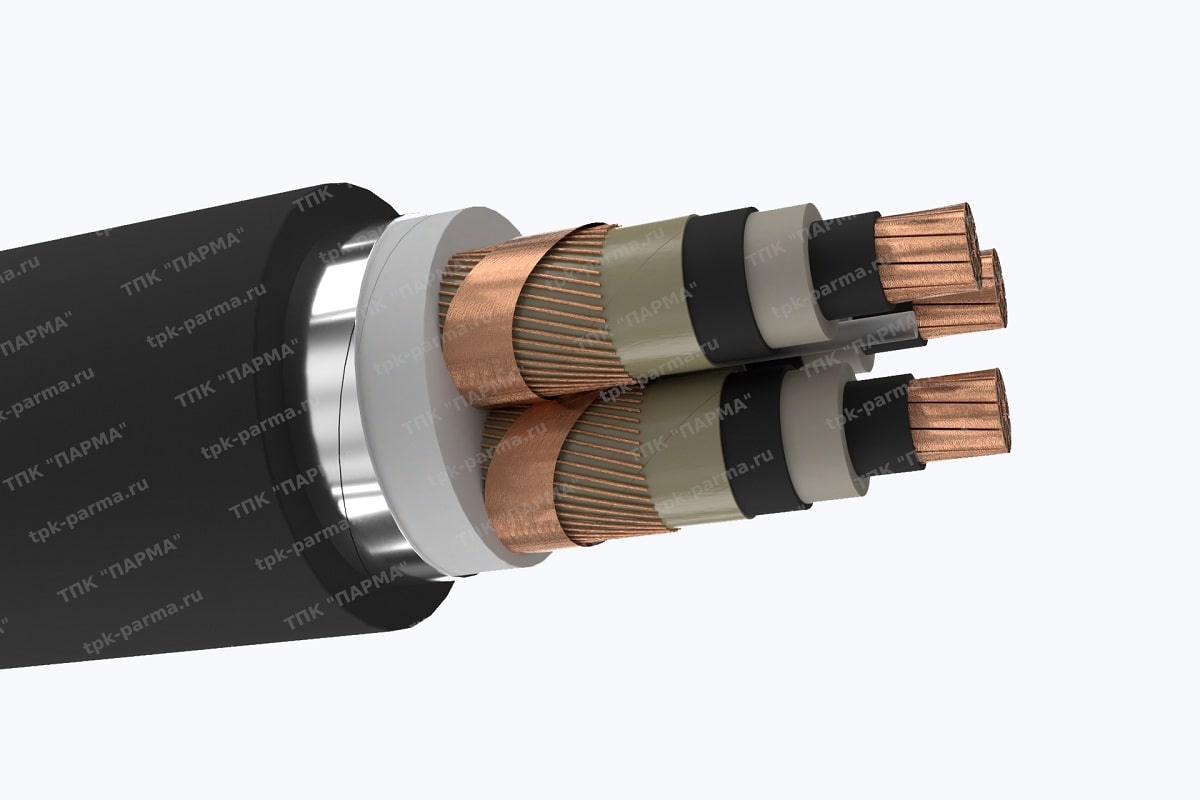 Фотография провода Кабель ПвБП2г 3х400/95 - 35кВ