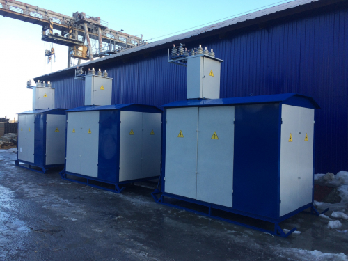 Подстанция КТПН-Т-В/К 1000/6/0,4 без ВН передвижная тупиковая