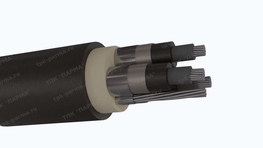 Фотография провода Кабель КГЭ-Т 3х95+1х25 - 6кВ