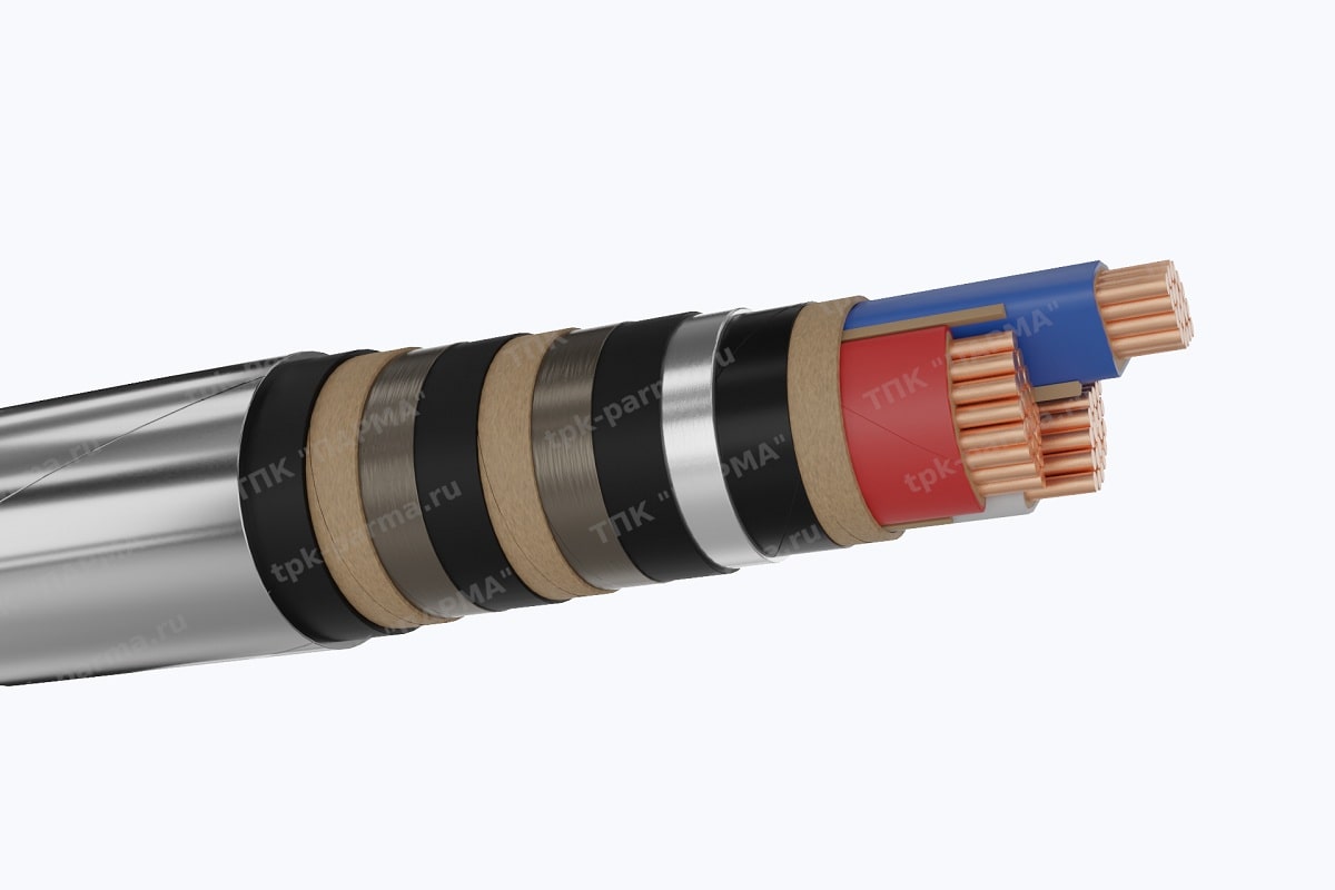 Фотография провода Кабель СБ2лГ 3х95 - 10кВ