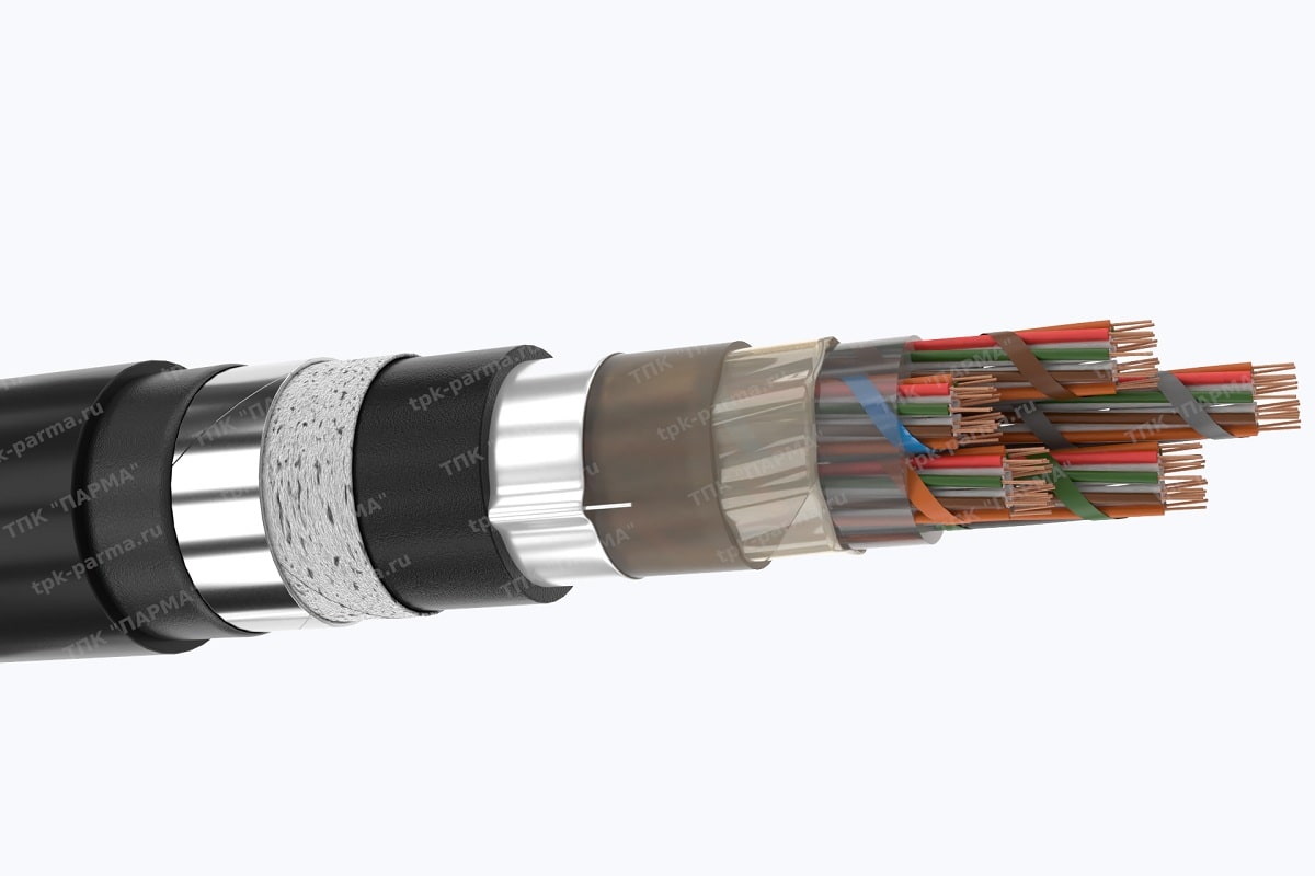 Фотография провода Кабель ТППэпЗБбШп 100х2х0,4