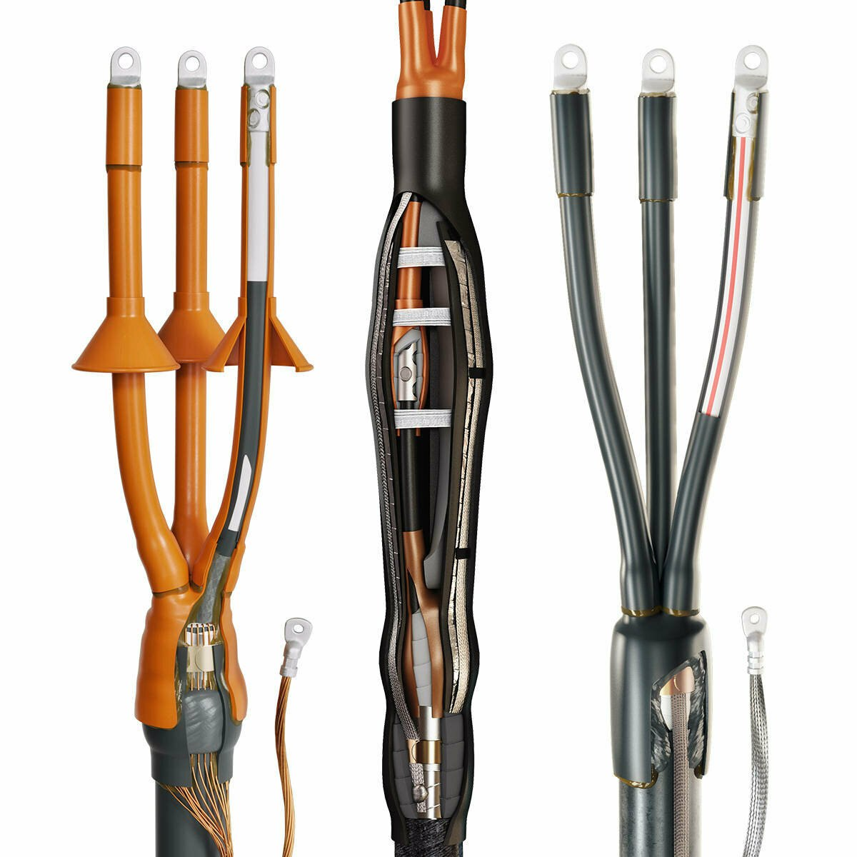 Муфта кабельная 4ПКВНТпНнг-LS-1-150...240