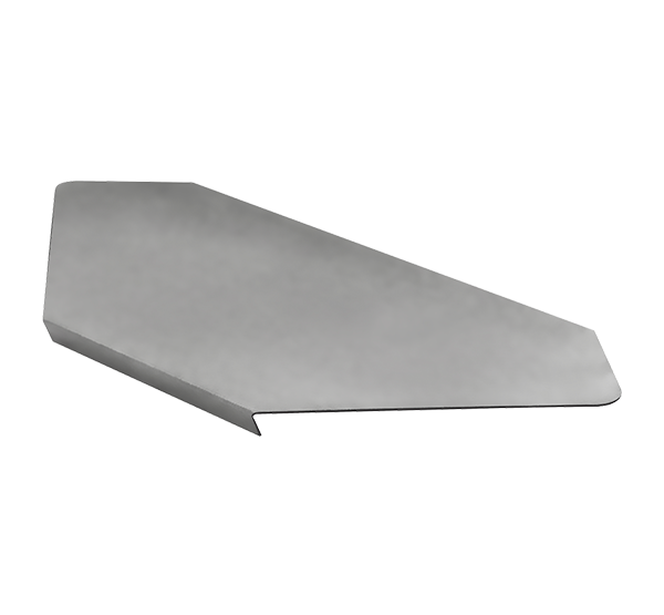 Крышка угла горизонтального 90' SKYG90*500*1,0 ZN