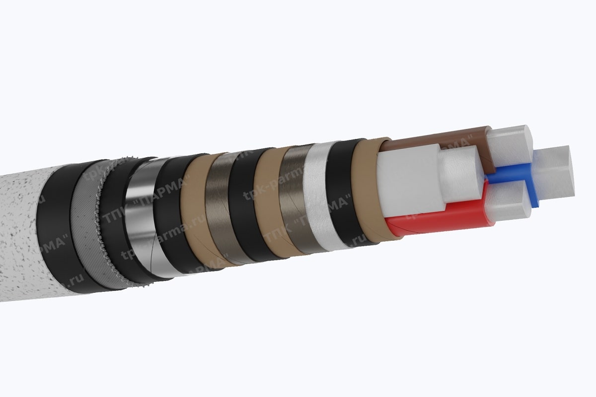 Фотография провода Кабель ААБ2л 3х95+1х50 - 1кВ