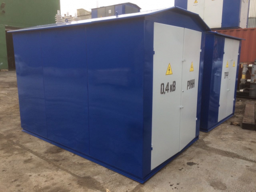 Подстанция КТПН-Т-В/В 400/6/0,4 с РВЗ или ВНА тупиковая